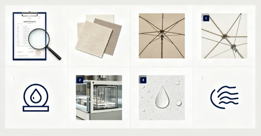 What Is the Martindale Rub Count Standard for Commercial Outdoor Umbrella Fabric? What Is the Martindale Rub Count Standard for Commercial Outdoor Umbrella Fabric?