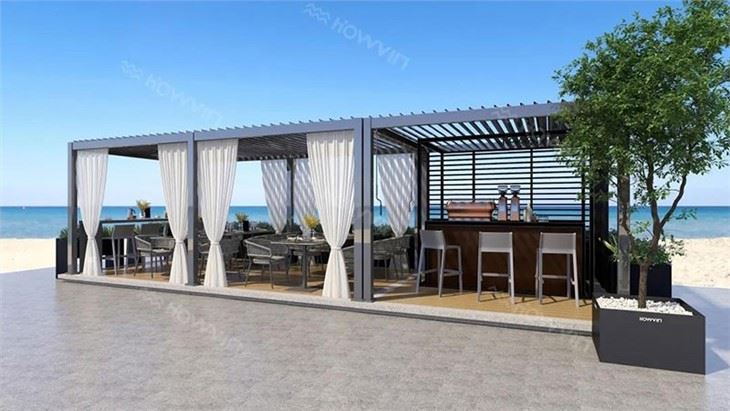 Patio Deck With Pergola