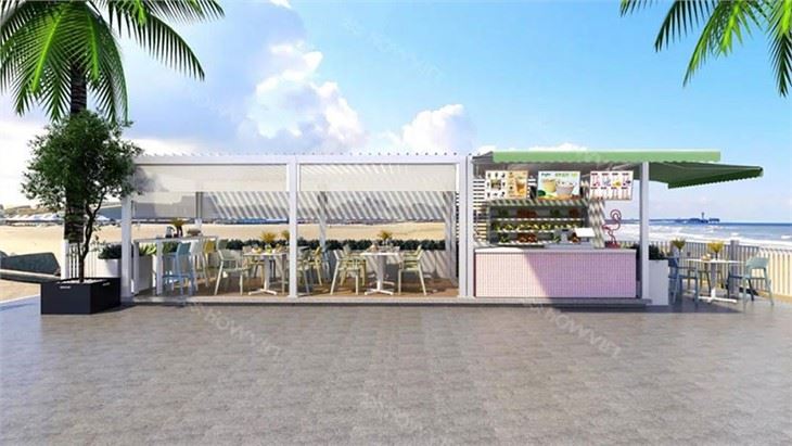 Patio Deck With Pergola